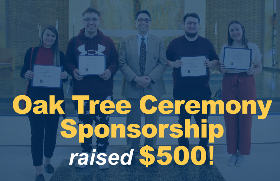 Oak Tree Ceremony Scholarship Success