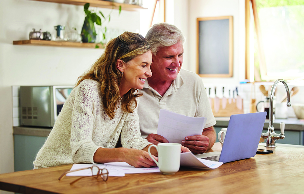 people reviewing financial papers