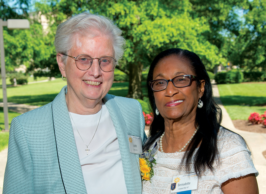 Bernadette and Sister Judy Metz