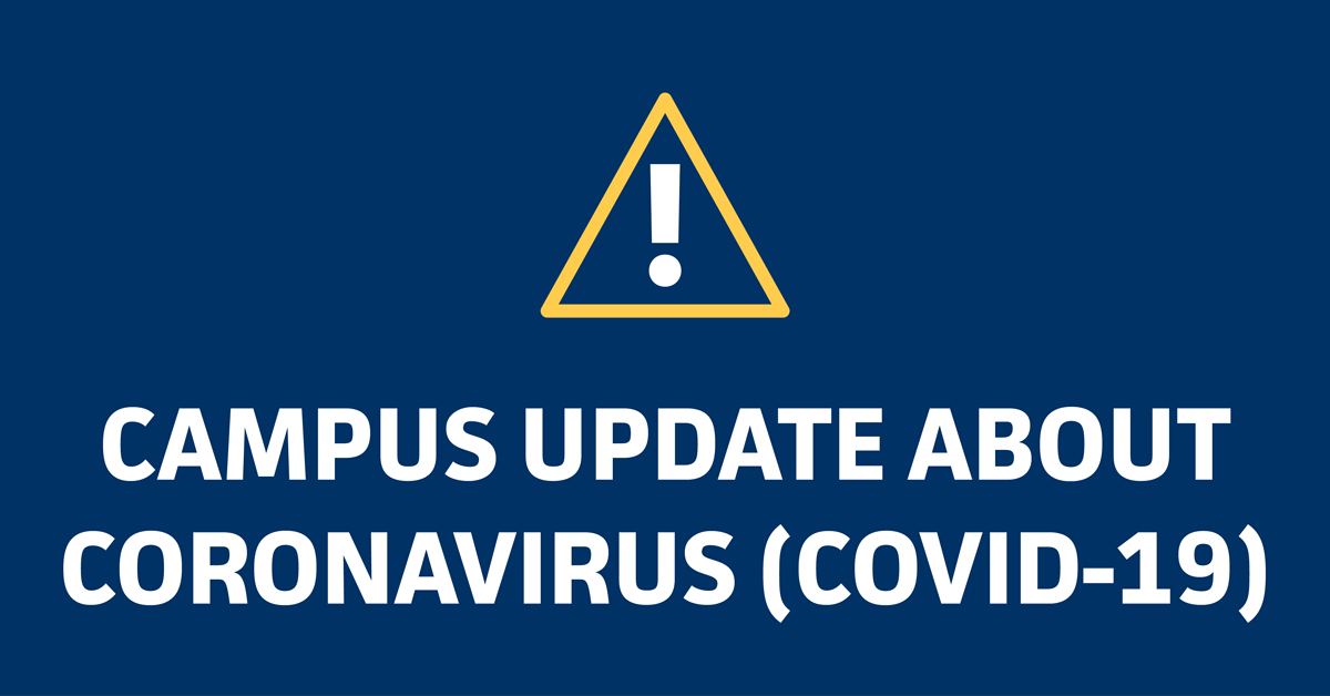 Coronavirus campus update logo