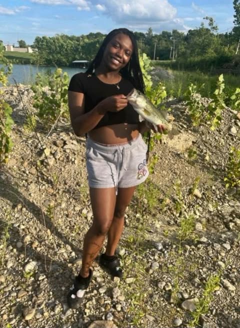 Cherie Applebury On a Fishing Trip