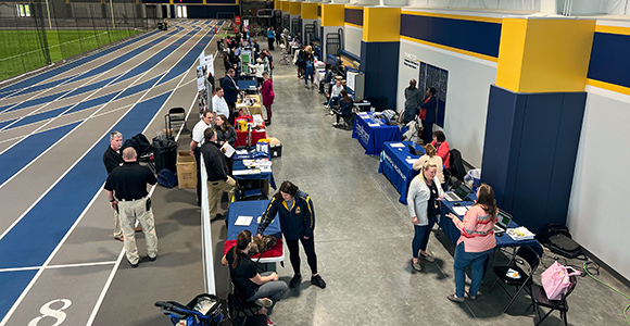 Mount St. Joseph employee health fair in field house