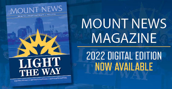 Mount St. Joseph University digital magazine graphic