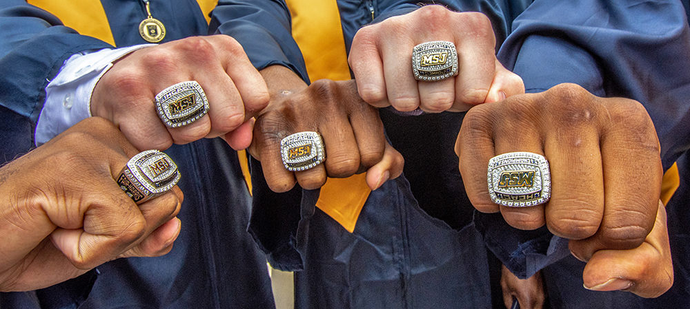 graduates with MSJ rings.