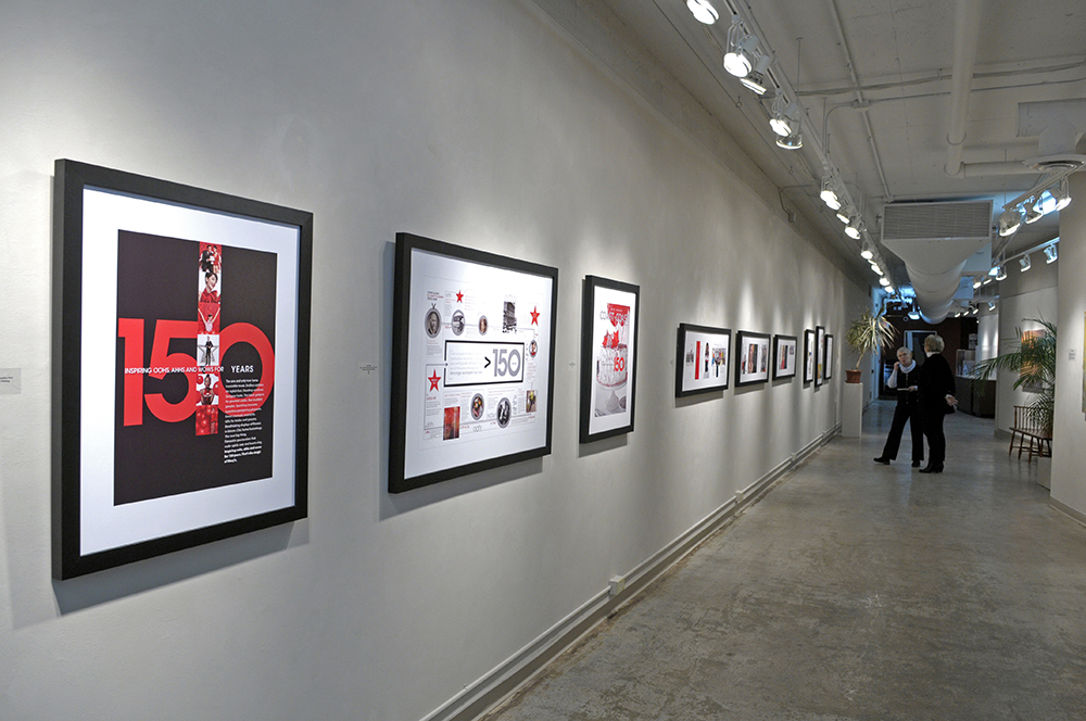 art hanging in studio san giuseppe