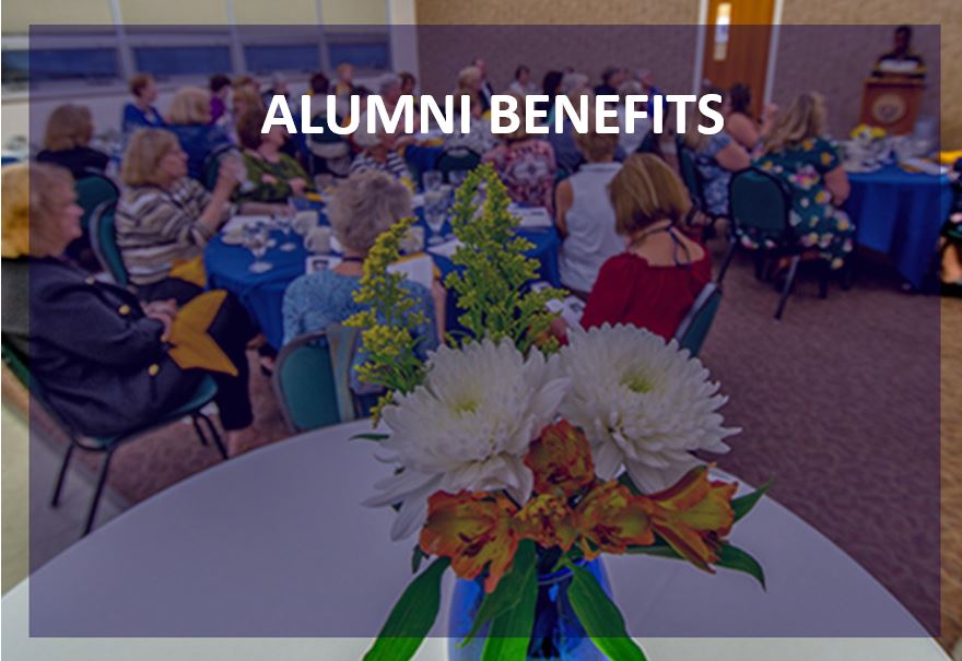 Alumni Benefits button