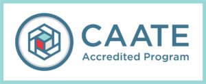 CAATE accreditation logo