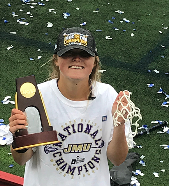 sydney beckmeyer at lacrosse national championship for james madison university