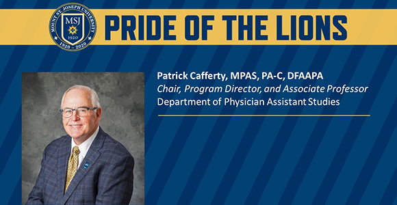 profile photo of Patrick Cafferty, MSJ Chair and Program Director of PA
