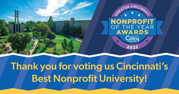 Mount St. Joseph University non-profit recognition graphic