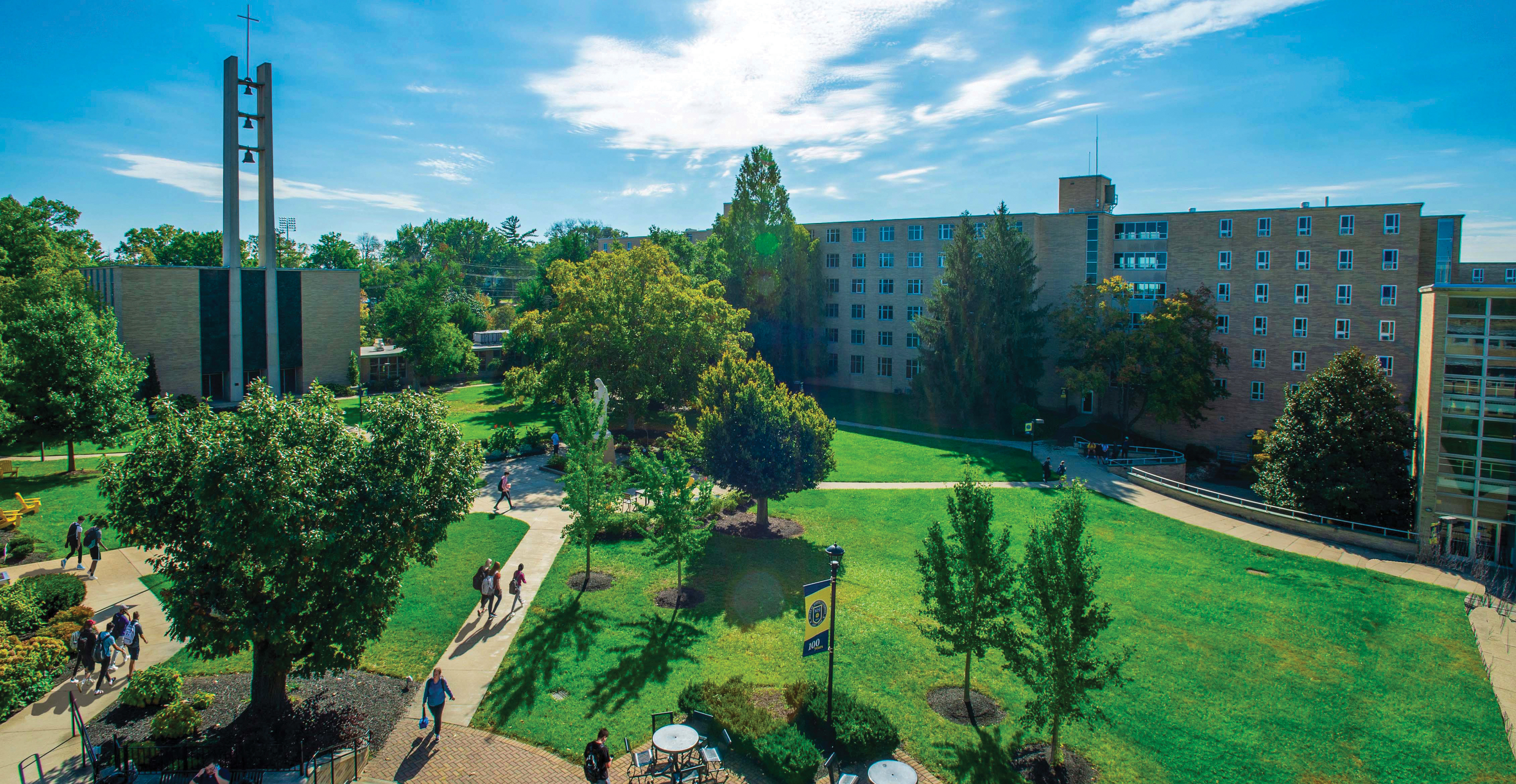 Mount St. Joseph University quad.